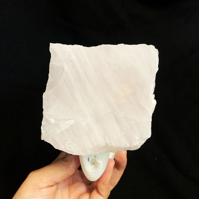 White Quartz Slice Night Light 5 White Quartz Slice Night Light