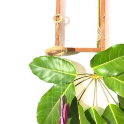 Agate Wind Chime- Pink – Medium 9 Wind Chime Brazil Agate Pink Slices