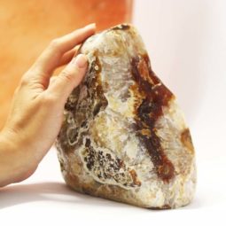 2.25kg Agate Crystal Lamp [CRY601] 5 | Himalayan Salt Factory