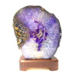 2.30kg Agate Crystal Lamp with Base [CRY462] 1 | Himalayan Salt Factory
