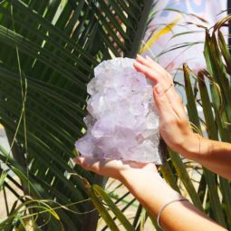 2.76kg Natural Amethyst Lamp [CRY415] | Himalayan Salt Factory