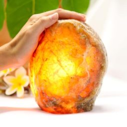 2.95kg Agate Crystal Lamp [CRY607] 7 | Himalayan Salt Factory