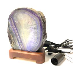 2.95kg Agate Crystal Lamp with Base [CRY458] 1 | Himalayan Salt Factory