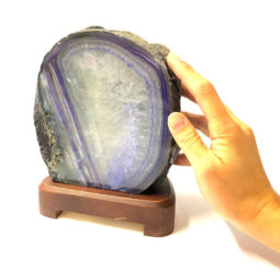 2.95kg Agate Crystal Lamp with Base [CRY458] 2 | Himalayan Salt Factory