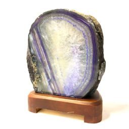 2.95kg Agate Crystal Lamp with Base [CRY458] | Himalayan Salt Factory