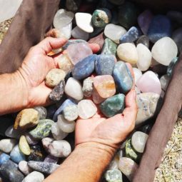 20kg Mixed Gemstones Tumbled Polished | Himalayan Salt Factory