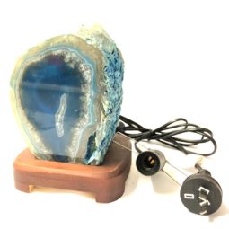 3.20kg Agate Crystal Lamp with Base [CRY459] 1 | Himalayan Salt Factory