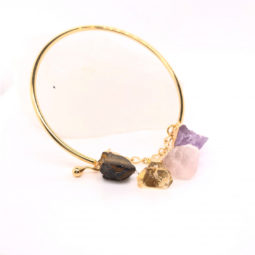 4 x Raw Rock & Funny Gemstones Bracelets - BR 1157 1 | Himalayan Salt Factory