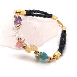 4 x Raw Rock & Funny Gemstones Bracelets - BR 1157 4 | Himalayan Salt Factory