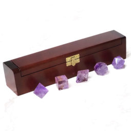 Gemstone Geometric Amethyst Box 7 Gemstone Geometric Amethyst Box | Himalayan Salt Factory