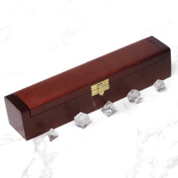 Gemstone Geometric Clear Quartz Box | Himalayan Salt Factory