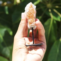 Raw Natural Citrine Sculptures – 3 Units [MIX02] | Himalayan Salt Factory