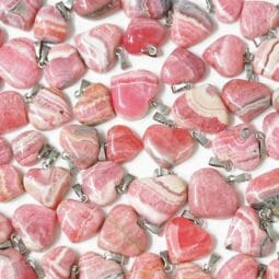 Rhodochrosite Heart Pendant | Himalayan Salt Factory