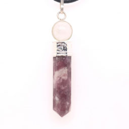 Three natural terminated Point Pendants [JE03] 3 | Himalayan Salt Factory