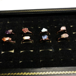 Eight Raw gemstones Ring Size 6 Copper Rings BR 2331 9 Eight Raw gemstones Ring Size 6 Copper Rings BR 2331 | Himalayan Salt Factory