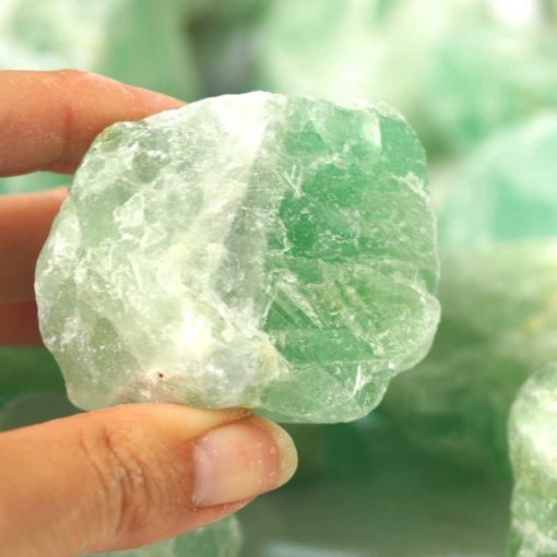 2 kilo Green Fluorite Rough CF 262 | Himalayan Salt Factory