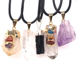 Popular Mix 5 Gemstones Pendants GP BR 226 | Himalayan Salt Factory