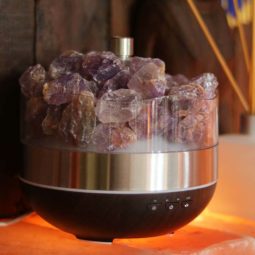 Treasurers Amethyst Diffuser Humidifier - Rough Stones 17 Amethyst Diffuser Humidifier - Rough Stones | Himalayan Salt Factory