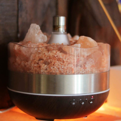 Himalayan Salt Diffuser Humidifier - Rough Stones | Himalayan Salt Factory