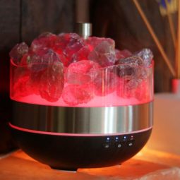 Treasurers Amethyst Diffuser Humidifier - Rough Stones 18 Amethyst Diffuser Humidifier - Rough Stones | Himalayan Salt Factory