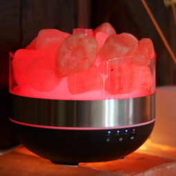 Himalayan Salt Diffuser Humidifier - Polished Stones | Himalayan Salt Factory