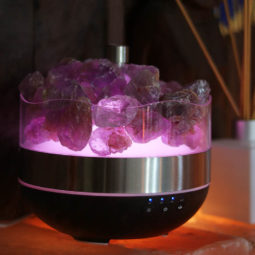 Treasurers Amethyst Diffuser Humidifier - Rough Stones 16 Amethyst Diffuser Humidifier - Rough Stones | Himalayan Salt Factory