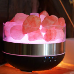 Himalayan Salt Diffuser Humidifier - Polished Stones | Himalayan Salt Factory