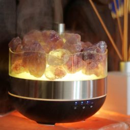 Treasurers Amethyst Diffuser Humidifier - Rough Stones 19 Amethyst Diffuser Humidifier - Rough Stones | Himalayan Salt Factory