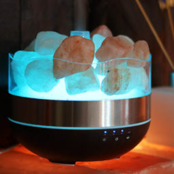 Himalayan Salt Diffuser Humidifier - Polished Stones | Himalayan Salt Factory