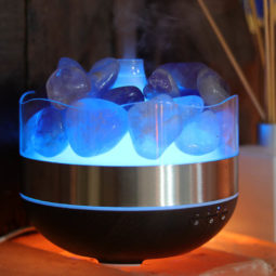 Treasurers Amethyst Diffuser Humidifier - Polished Stones 18 Amethyst Diffuser Humidifier - Polished Stones | Himalayan Salt Factory