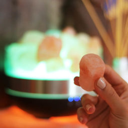 Himalayan Salt Diffuser Humidifier - Polished Stones | Himalayan Salt Factory