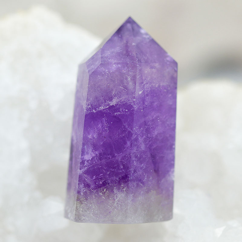 110 Cts Terminated Point Amethyst Generator CF 456 7 110 Cts Terminated Point Amethyst Generator CF 455 | Himalayan Salt Factory
