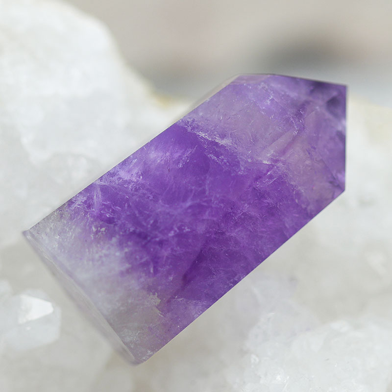 110 Cts Terminated Point Amethyst Generator CF 456 6 110 Cts Terminated Point Amethyst Generator CF 455 | Himalayan Salt Factory