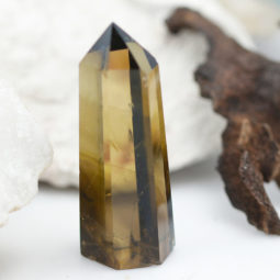 148 Cts Terminated Point Smokey Quartz Generator CF 424 | Himalayan Salt Factory