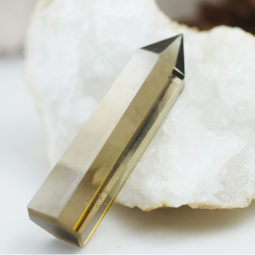 148 Cts Terminated Point Smokey Quartz Generator CF 424 | Himalayan Salt Factory