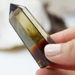 148 Cts Terminated Point Smokey Quartz Generator CF 424 | Himalayan Salt Factory