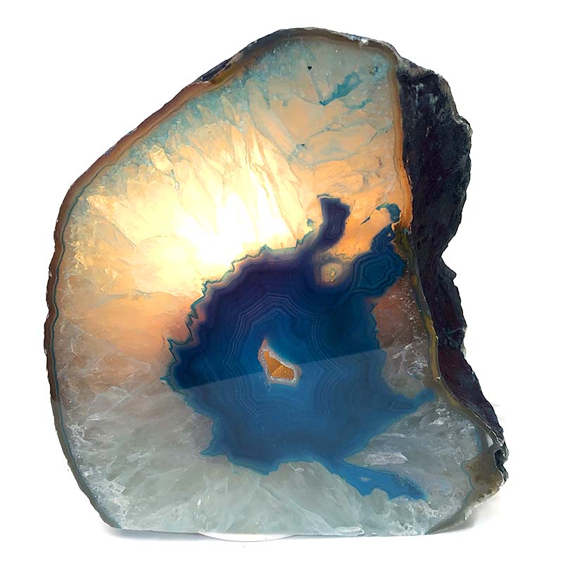 2.10kg Agate Crystal Lamp S128 4 Agate Crystal Lamp S128 | Himalayan Salt Factory