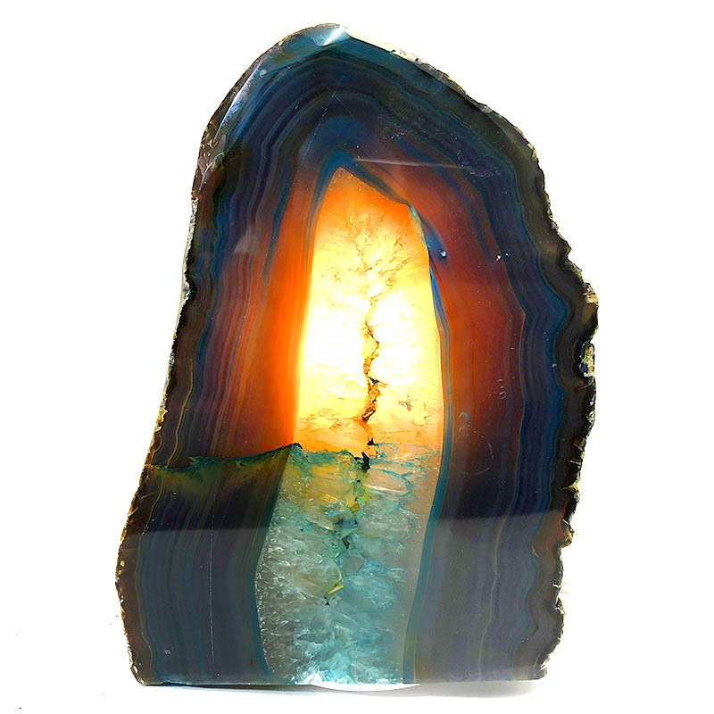 2.20kg Agate Crystal Lamp S134 4 Agate Crystal Lamp S134 | Himalayan Salt Factory