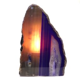 Agate Crystal Lamp [S14] | Himalayan Salt Factory
