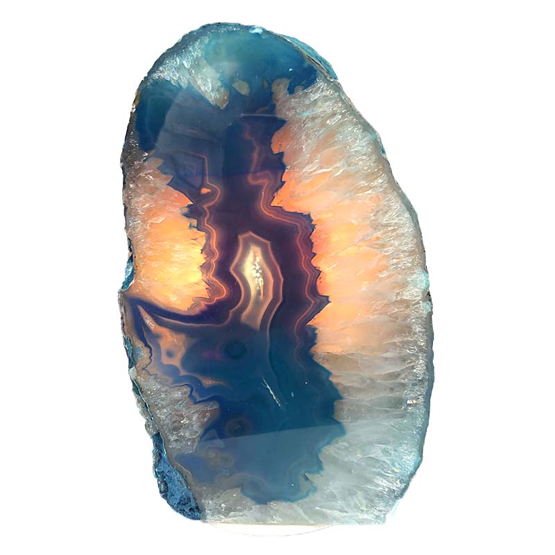 2.05kg Agate Crystal Lamp S142 4 Agate Crystal Lamp S142 | Himalayan Salt Factory