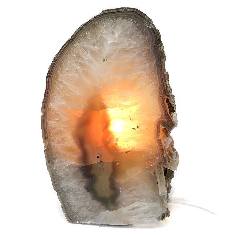 2.55kg Agate Crystal Lamp S143 4 Agate Crystal Lamp S143 | Himalayan Salt Factory