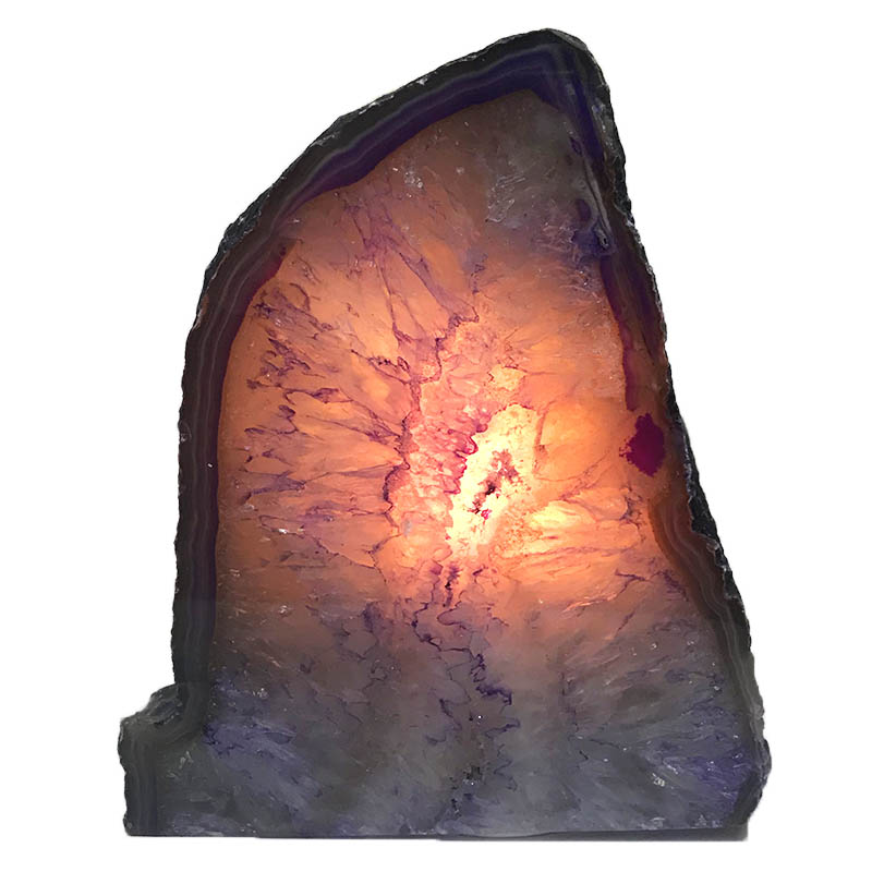 2.95kg Agate Crystal Lamp S25 4 Agate Crystal Lamp S25 | Himalayan Salt Factory