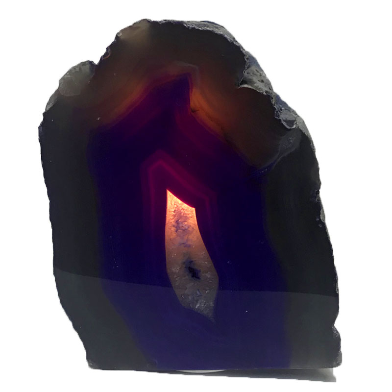 2.25kg Agate Crystal Lamp S39 4 Agate Crystal Lamp S39 | Himalayan Salt Factory