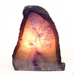 Agate Crystal Lamp [S4] | Himalayan Salt Factory