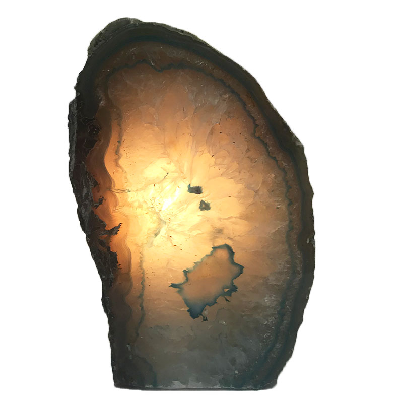 1.55kg Agate Crystal Lamp S43 4 Agate Crystal Lamp S43 | Himalayan Salt Factory