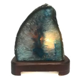 2.80kg Agate Crystal Lamp With Base S21 6 Agate Crystal Lamp With Base S21 | Himalayan Salt Factory