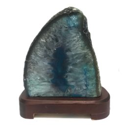 Agate Crystal Lamp With Base S21 | Himalayan Salt Factory