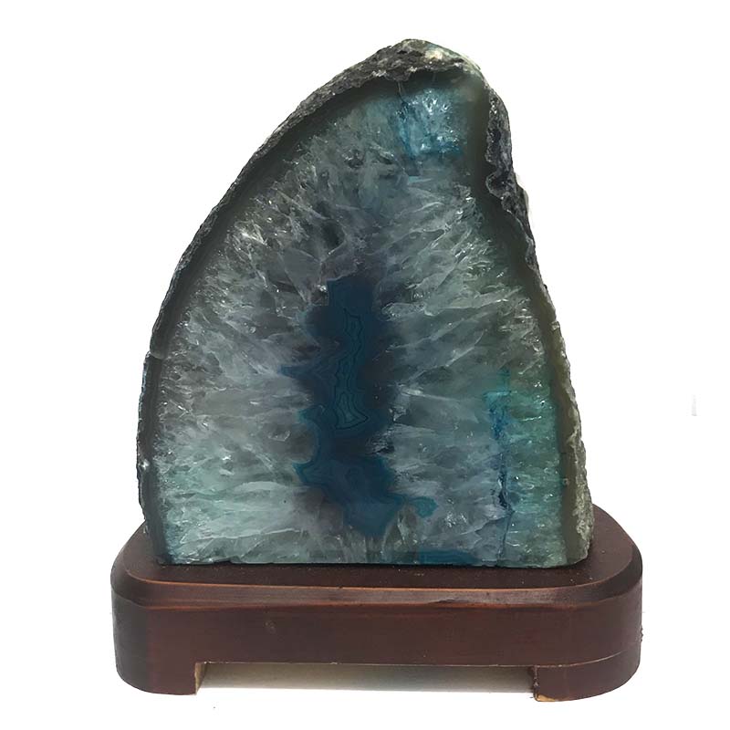 2.80kg Agate Crystal Lamp With Base S21 3 Agate Crystal Lamp With Base S21 | Himalayan Salt Factory