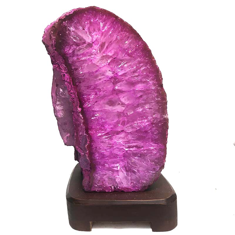 2.13kg Agate Crystal Lamp With Base S31 3 Agate Crystal Lamp With Base S31 | Himalayan Salt Factory