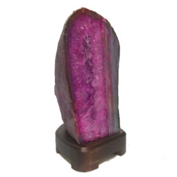 Agate Crystal Lamp With Base S34 | Himalayan Salt Factory
